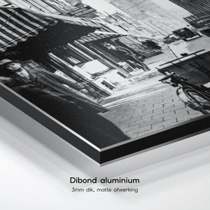 Historische foto poster: Zicht op de Martinitoren, Groningen (1939)