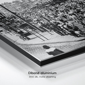 Historische foto poster: Damrace, Amsterdam (1986)