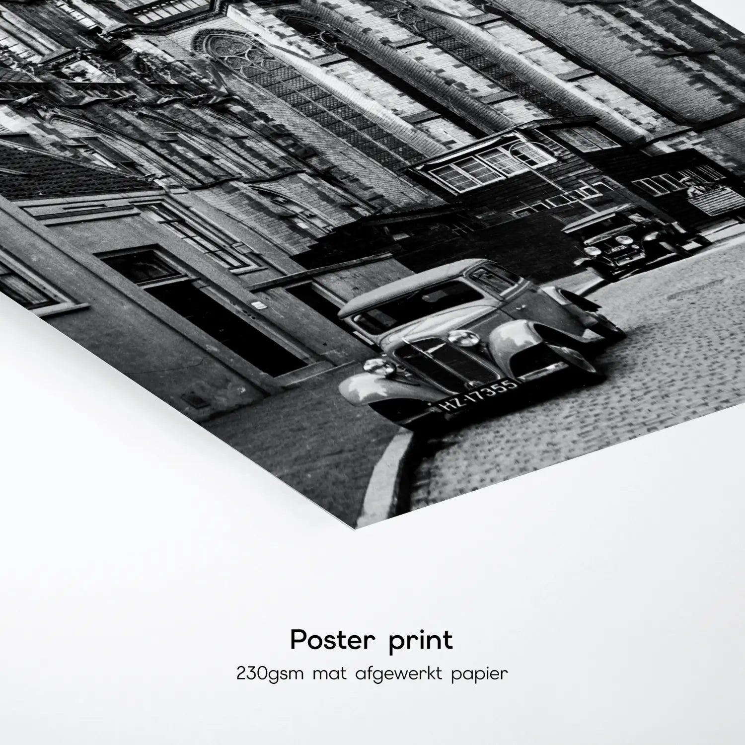 Historische foto poster: Achter de Dom, Utrecht (1939)
