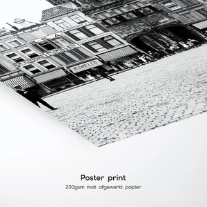 Historische foto poster: Op de grote markt, Nijmegen (1910)
