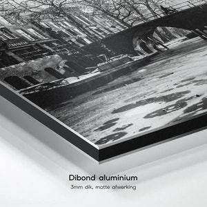 Weesbrug in de winter | Utrecht | ca. 1950 — dibond aluminium print