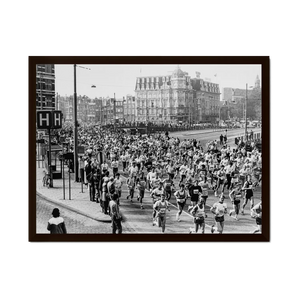 Historische foto poster: Damrace, Amsterdam (1986)