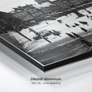 De Neude in de sneeuw | Utrecht | ca. 1930 — dibond aluminium print