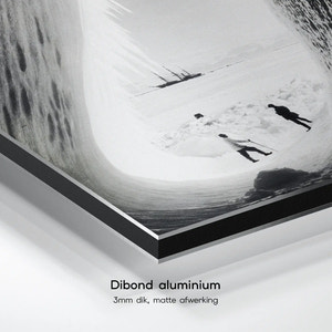 De Terra Nova gezien door een ijsgrot | Antarctica | 1911 — dibond aluminium print