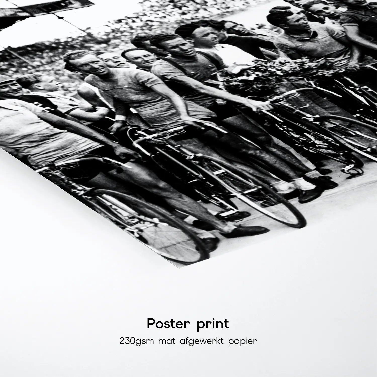 Finishfeest Tour de France, Gino Bartali in het Parc des Princes | Parijs | 1938 — poster print