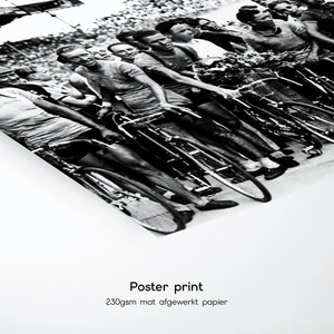 Finishfeest Tour de France, Gino Bartali in het Parc des Princes | Parijs | 1938 — poster print
