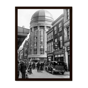 Lichtkrant Haagsche Courant | Den Haag | ca. 1934 — ingelijste poster
