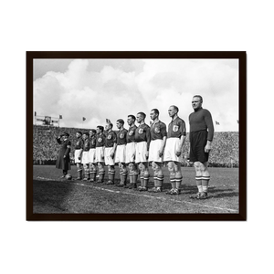Het Nederlands elftal | Olympisch Stadion | 1937 — ingelijste poster