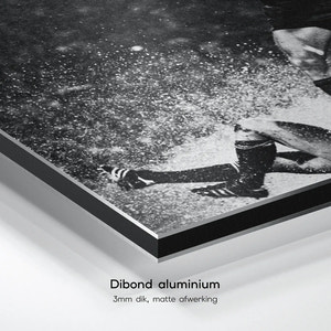 Johan Cruijff | Europacup Feyenoord-Barcelona | 1974 — dibond aluminium print
