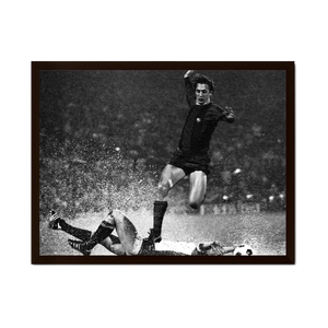 Johan Cruijff | Europacup Feyenoord-Barcelona | 1974 — ingelijste poster
