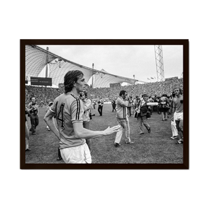 Johan Cruijff | Finale tegen West-Duitsland | WK 1974 — ingelijste poster