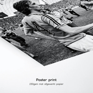 Johan Cruijff | Finale tegen West-Duitsland | WK 1974 — poster print