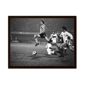 Johan Cruijff | Nederland-Italië | 1974 — ingelijste poster