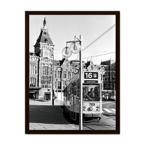 Historische foto poster: Lijn 16 Stadionplein, Amsterdam (1980)