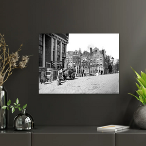 Historische foto poster van Breitner, G. H.: Prinsengracht 2, Amsterdam (Ca. 1892)