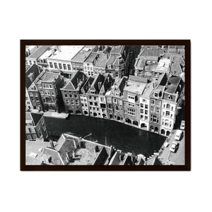 Historische foto poster: Zicht op de Lijnmarkt, Utrecht (1974)