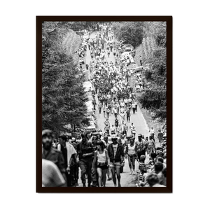 Historische foto poster: Wandelaars op de Zevenheuvelenweg, Nijmegen (1982)
