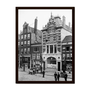Historische foto poster van Jacob Olie: Volkskoffiehuis aan de Rozengracht, Amsterdam (1891)