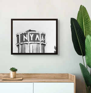 Watertoren Nyma Textielfabriek | Nijmegen | 1967 — ingelijste poster aan de muur