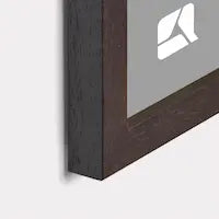 Zwart houten fotolijst